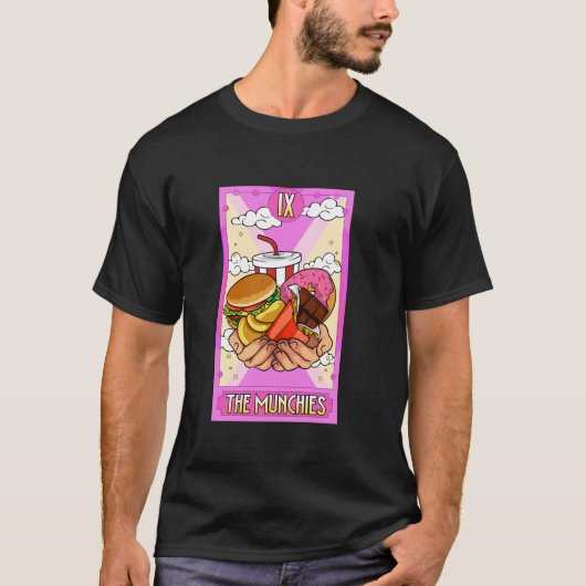 De Munchies Junk Foods Snacks Honger Pangs Grappig T-shirt (Voorkant)