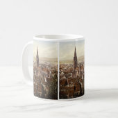 De Münster, Freiburg, Baden, Duitsland schitterend Koffiemok (Voorkant links)