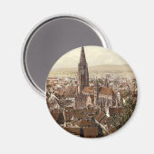 De Münster, Freiburg, Baden, Duitsland schitterend Magneet (Voorkant / Achterkant)
