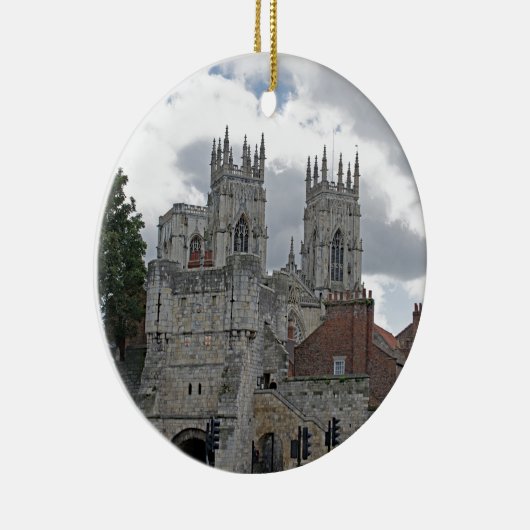 De Munster van York en Bar Bootham Keramisch Ornament (Rechts)