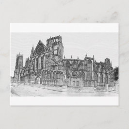 De Munster van York in breed Briefkaart