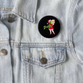 De Muppets Kermit Miss Ggy Kerstmis Ronde Button 5,7 Cm (In situ)