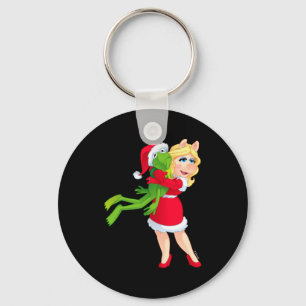 De Muppets Kermit Miss Ggy Kerstmis Sleutelhanger