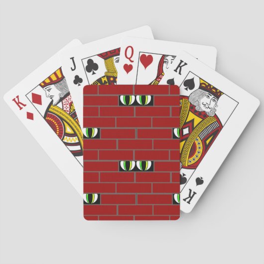 De muren hebben ogen pokerkaarten (Achterkant)