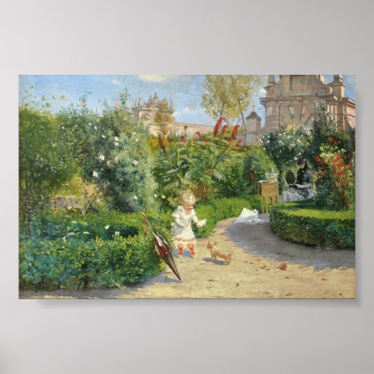 De Murillo-tuinen, Sevilla | Hugo Birger Poster (Voorkant)