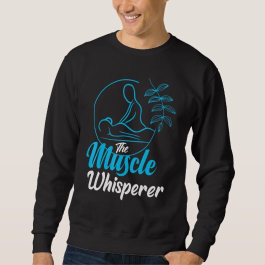 De Muscle Whisperer Massage Fysiotherapeut Trui (Voorkant)