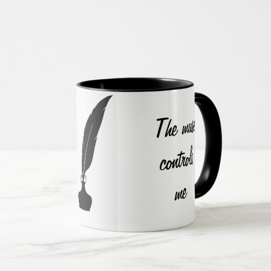 De Muse controleert me Mok (Voorkant rechts)