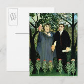 De Muse Inspirating the Poet, 1908-09 Briefkaart (Voorkant / Achterkant)