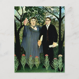 De Muse Inspirating the Poet, 1908-09 Briefkaart