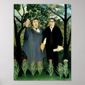 De Muse Inspirating the Poet, 1908-09 Poster (Voorkant)