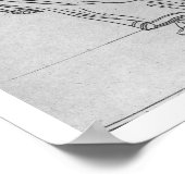 De Muse of Dance, Bord VI van een nieuwe editie co Poster (Hoek)