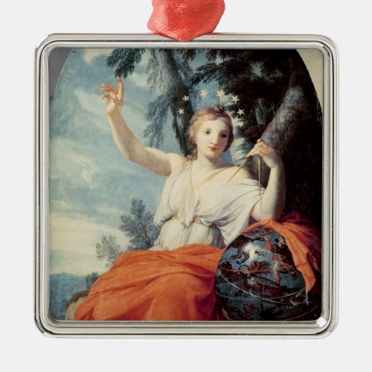 De Muse Urania, 1646-47 Metalen Ornament (Voorkant)