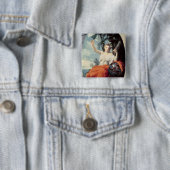 De Muse Urania, 1646-47 Vierkante Button 5,1 Cm (In situ)