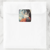 De Muse Urania, 1646-47 Vierkante Sticker (Tas)