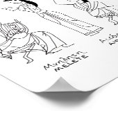 De Muses - griekmythcomix strip Poster (Hoek)