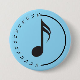 De Music Hub-knop Ronde Button 7,6 Cm