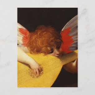 De Musical Angel - Vintage Kerstmis Feestdagenkaart