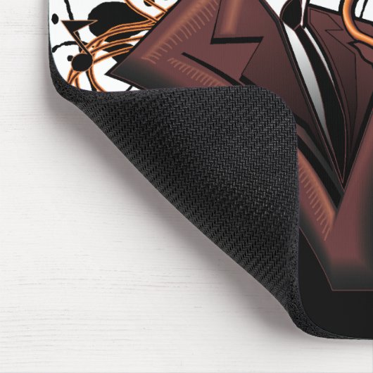 De Musical Jazz Sound Mousepad Muismat (Hoek)