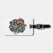 De musical ontworpen bagagelabel (Voorkant horizontaal)