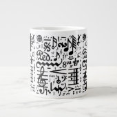 De Musical Symbols Jumbo Mok (Voorkant)