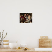 De Musici door Caravaggio Print (Keuken)