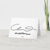 DE MUSICUS SERIE/De Gramafoon Bedankkaart (Achterkant)