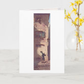 De musicus van de Bedelaar door Carl Spitzweg Kaart (Gele Bloem)