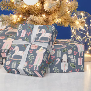 De muskale kerstvakantie cadeaupapier
