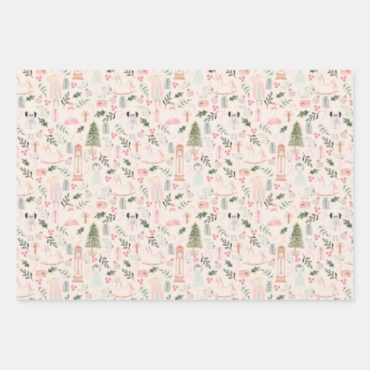 De muskale kerstvakantie  inpakpapier vel (Voorkant 3)