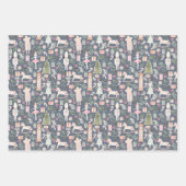 De muskale kerstvakantie  inpakpapier vel (Voorkant 2)