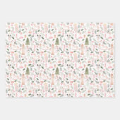 De muskale kerstvakantie  inpakpapier vel (Voorkant)