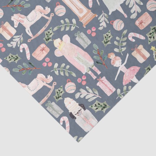 De muskale kerstvakantie tissuepapier (Detail)