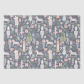 De muskale kerstvakantie tissuepapier (Voorkant)