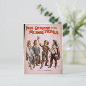 De musketiers, de "Paul Gilmore"-bioscoop Briefkaart (Staand voorkant)