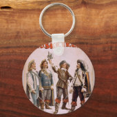 De musketiers, de "Paul Gilmore"-bioscoop Sleutelhanger (Voorkant)