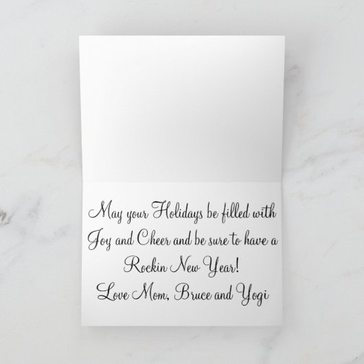 De Mussen van de lente Feestdagen Kaart (Binnen)