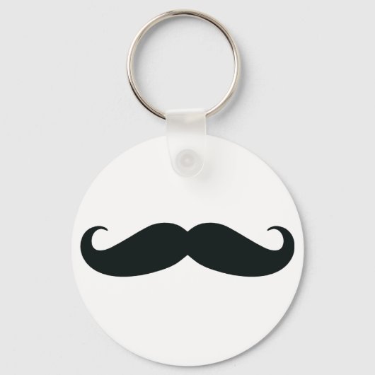 De Mustache-Design Sleutelhanger (Voorkant)
