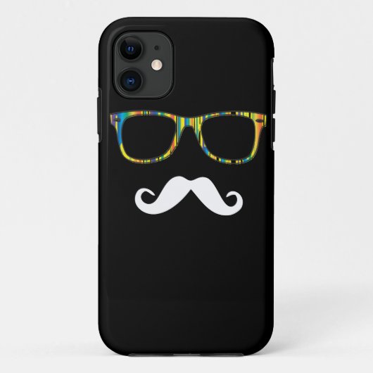De Mustache Hipster Case-Mate iPhone Case (Achterkant)
