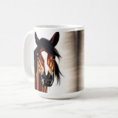 De Mustang Mustang - het bolwerk van de vrijheid Koffiemok (Voorkant links)