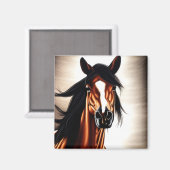 De Mustang Mustang - het bolwerk van de vrijheid Magneet (Voorkant / Achterkant)