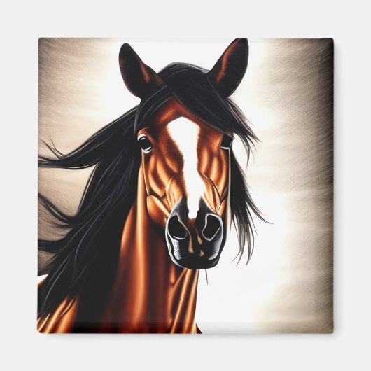 De Mustang Mustang - het bolwerk van de vrijheid Magneet (Voorkant)