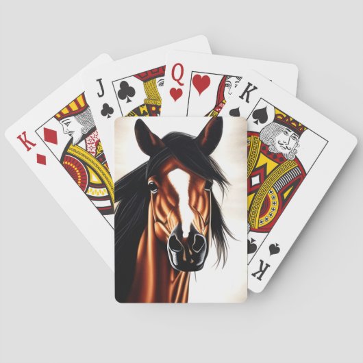 De Mustang Mustang - het bolwerk van de vrijheid Pokerkaarten (Achterkant)