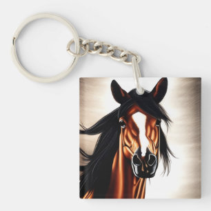 De Mustang Mustang - het bolwerk van de vrijheid Sleutelhanger