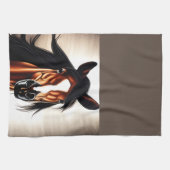 De Mustang Mustang - het bolwerk van de vrijheid Theedoek (Horizontaal)