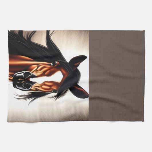 De Mustang Mustang - het bolwerk van de vrijheid Theedoek (Horizontaal)