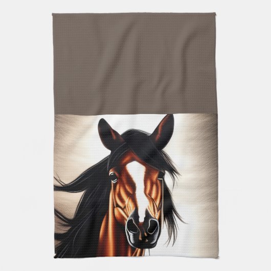 De Mustang Mustang - het bolwerk van de vrijheid Theedoek (Verticaal)