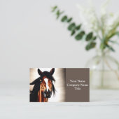 De Mustang Mustang - het bolwerk van de vrijheid Visitekaartje (Staand voorkant)