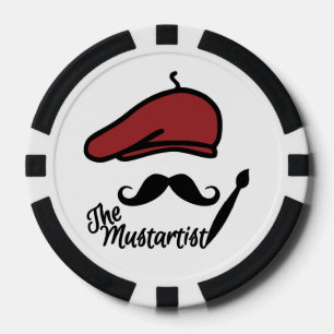 De Mustartiest poker chips