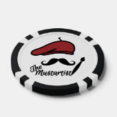 De Mustartiest poker chips (Enkel)