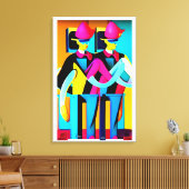 De Muster Drill Canvas Afdruk (Insitu (Woonkamer))